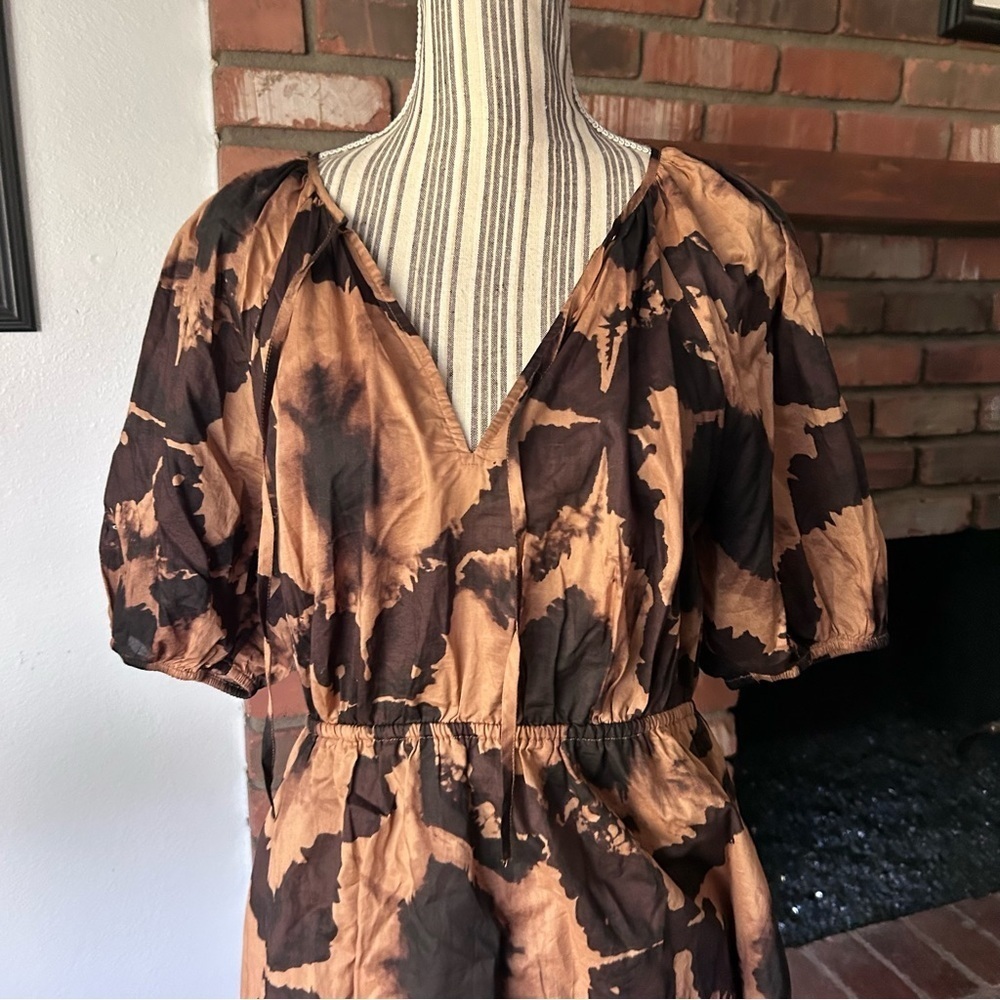 Rails Amabella Mini Dress in Tigers Eye Sz M - Picture 3 of 8
